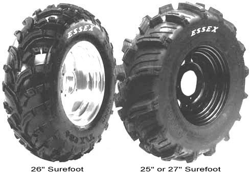 Essex SureFoot Kevlar Belted ATV tires